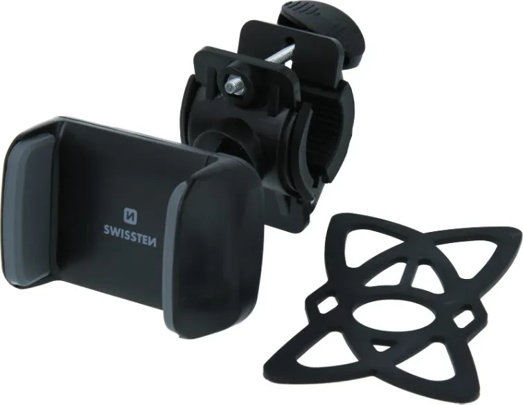 Mbajtëse për celular në biçikletë Swissten, S-GRIP BCCL1, e zezë