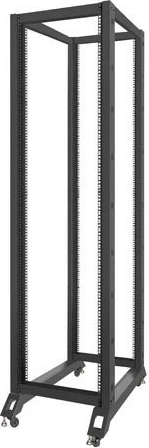 Kasë serveri Lanberg OR01-6042-B, 42U, 600x1000 mm, Çelik, E zezë