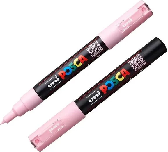 UNI POSCA PC-3M Marker – Light Pink (Rozë e Çelët)