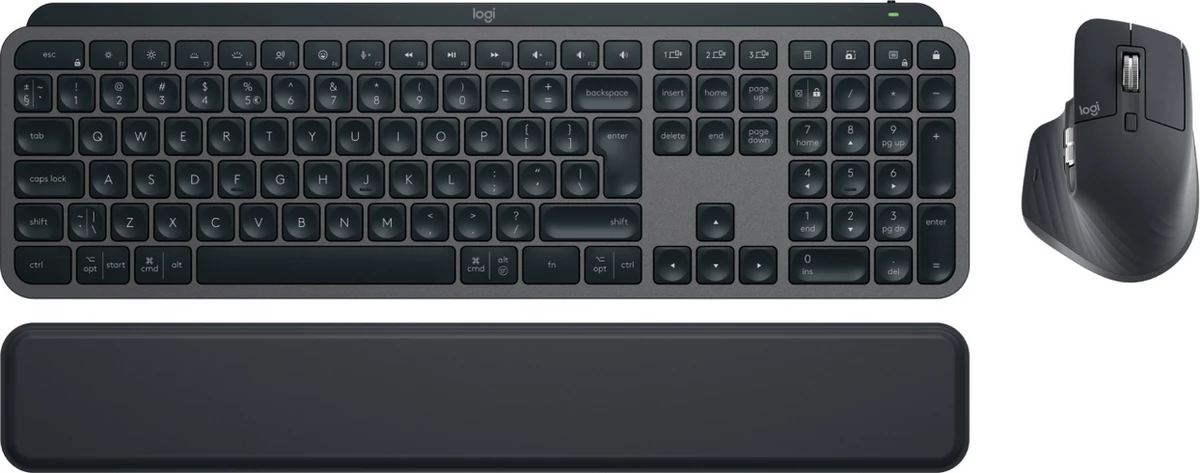 Set maus dhe tastierë Logitech MX Keys S 920-011614, US-Int layout, e zezë
