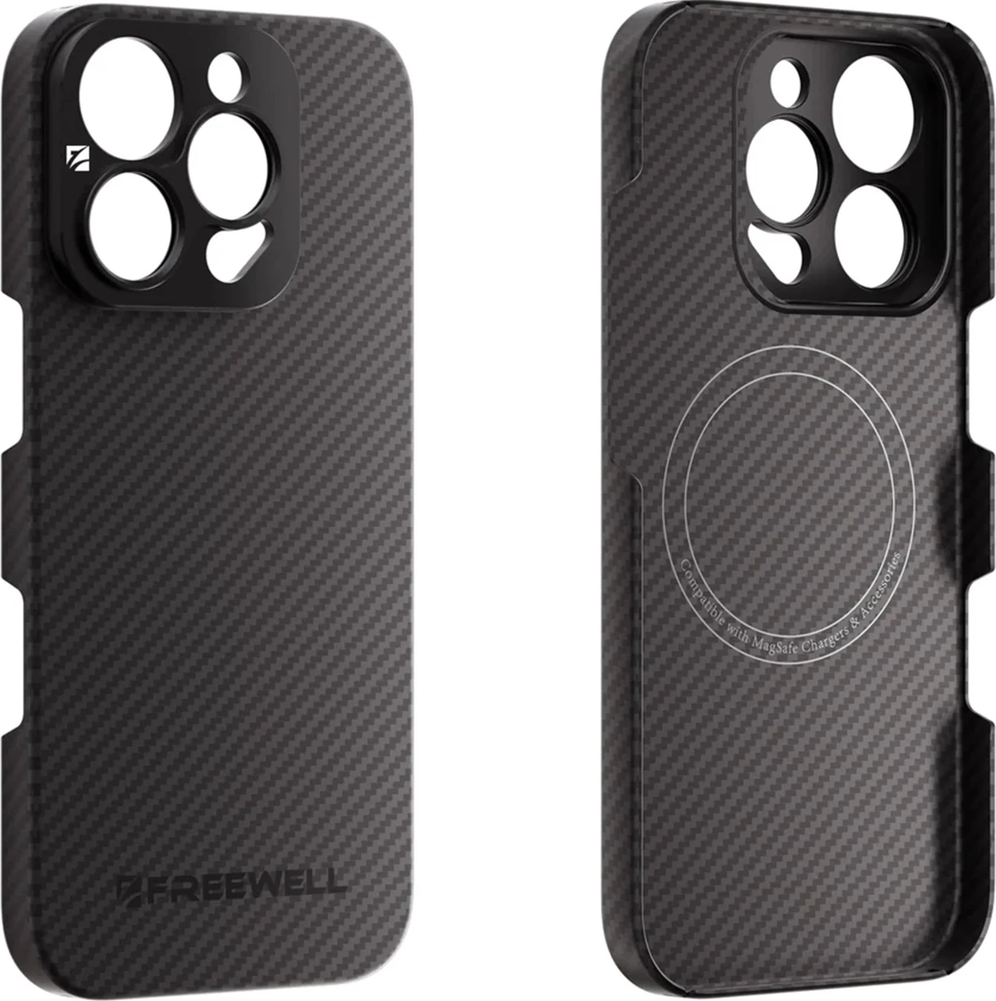Mbështjellës celular Freewell FW-17-IP16PROMK për iPhone 16 Pro Max, montim 17mm, mbajtës magnetik filtrash, Kevlar, MagSafe