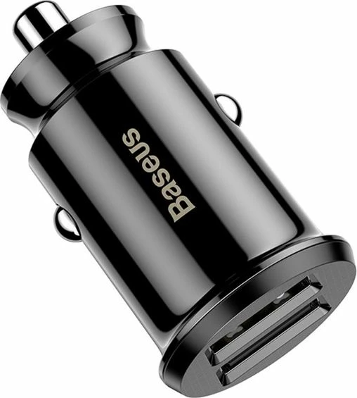 Karikues veture Baseus Grain CCALL-ML01, 2x USB-A, 3.1A, 10.5W, 12/24V, i zi