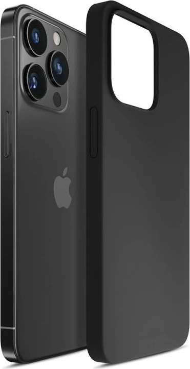 Kuti silikoni për iPhone 13 Pro Max 3mk, e zezë
