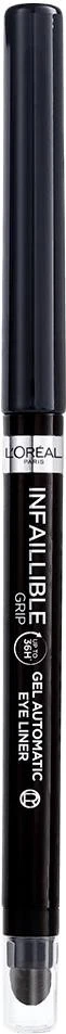 Laps për sy, L'Oreal Infaillible Eye Liner Automatic Gel, 002 Matte Black, 24ml