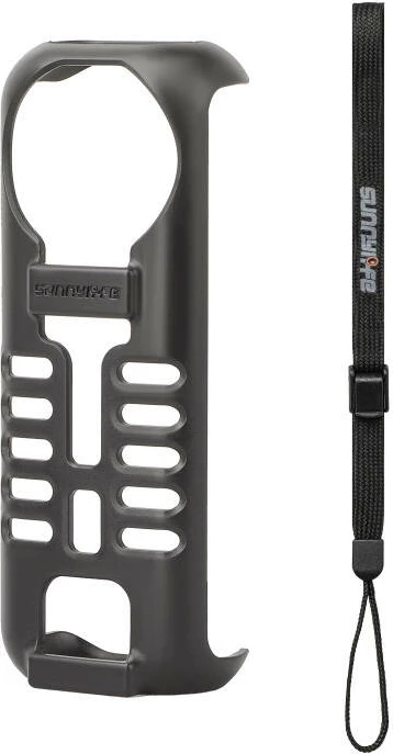 Mbështjellës Sunnylife për Insta360 X4 me litar dore, i zi