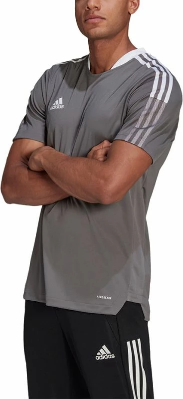 Fanellë stërvitjeje për meshkuj adidas, gri