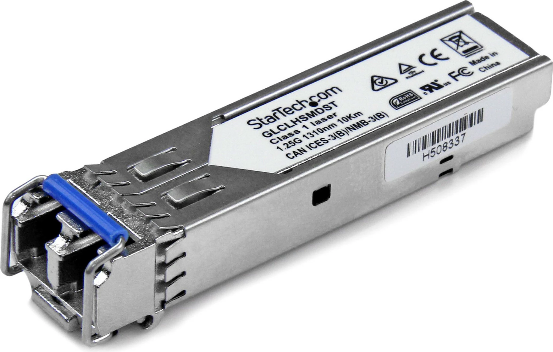 Modul SFP StarTech GLC-LH-SMD kompatibil me Cisco, 1Gbps 1000Base-LX/LH, LC, 10km/550m, Silver