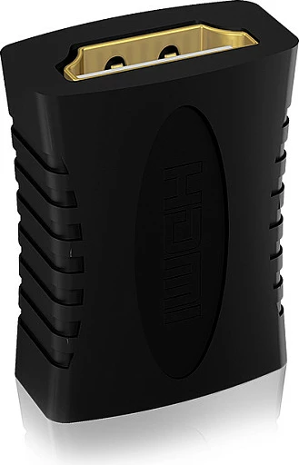 Adapter HDMI ICY BOX IB-CB005, femër-në-femër, 4K, i zi