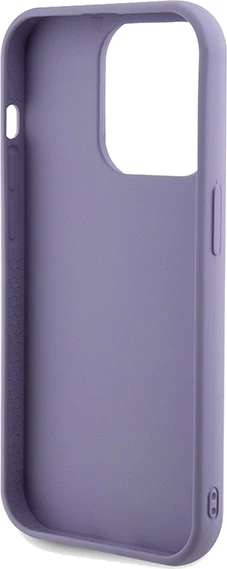 Mbështjellës Guess Sequin Script Metal për iPhone 14 Pro Max, vjollcë