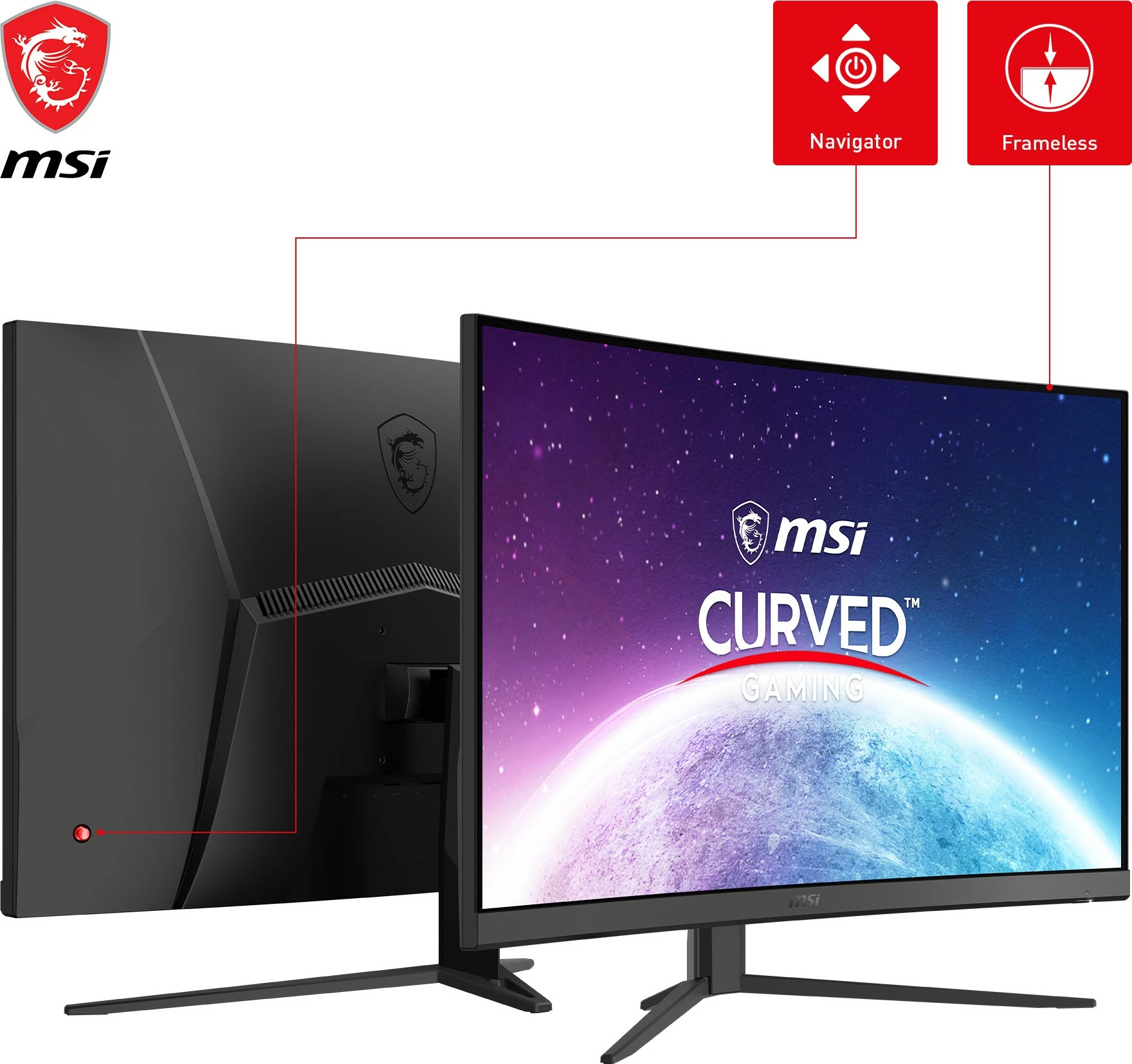 Monitor gaming MSI OPTIX G32C4XDE 31.5 inç 250Hz i zi