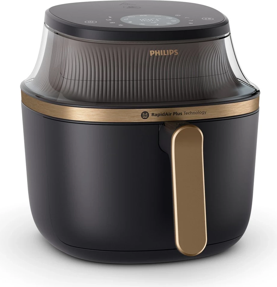 Fritezë me ajër Philips NA342/00, 2000W, 16 programe, touch, Gold