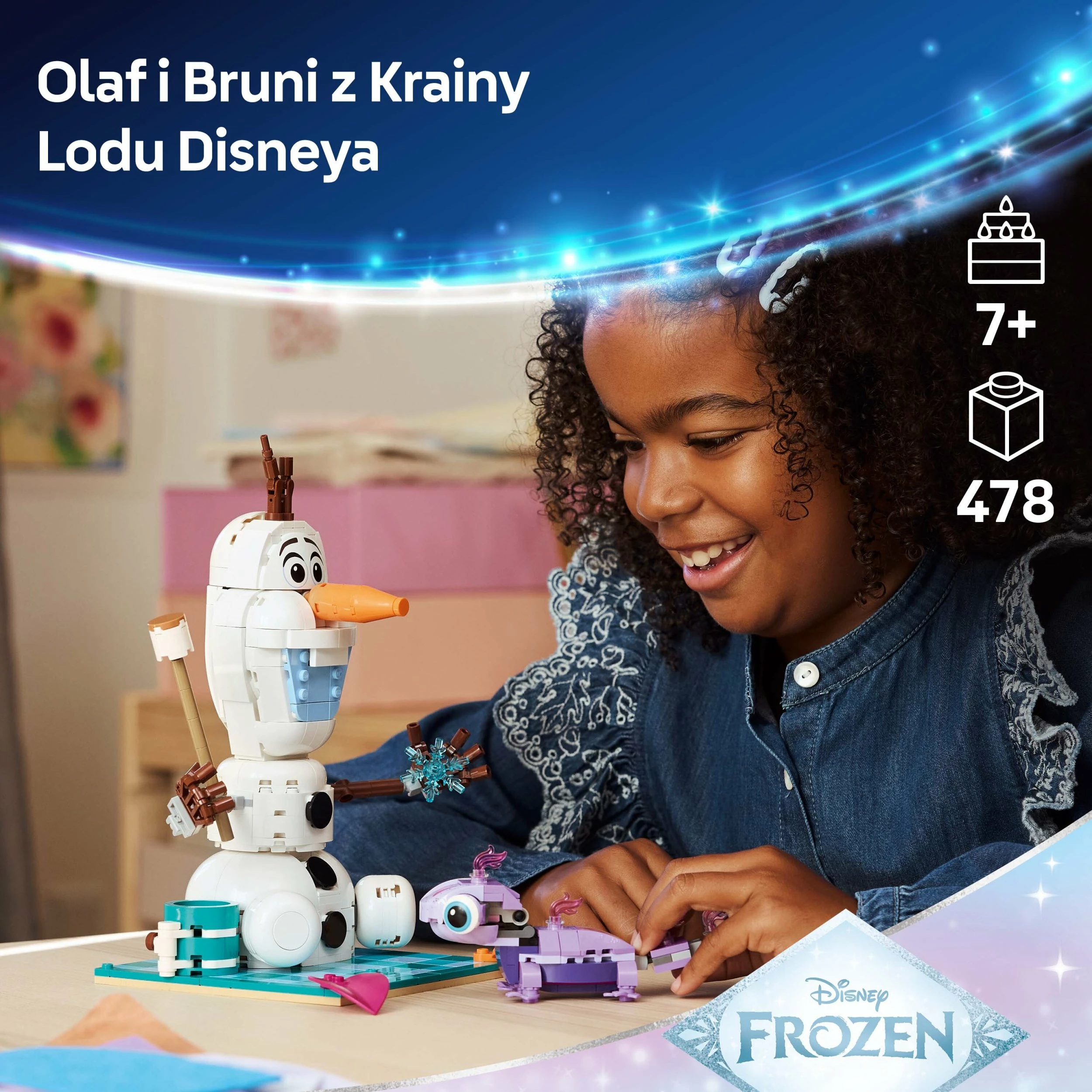 Set LEGO Disney Frozen Olaf and Bruni Picnic 43287, 478 copë