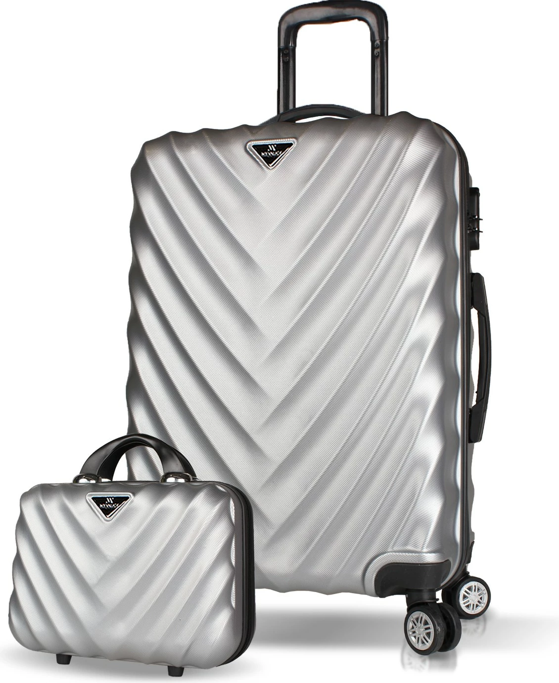 Set valixhesh (2 copë), ngjyrë gri, Zoozie Bags, 7439