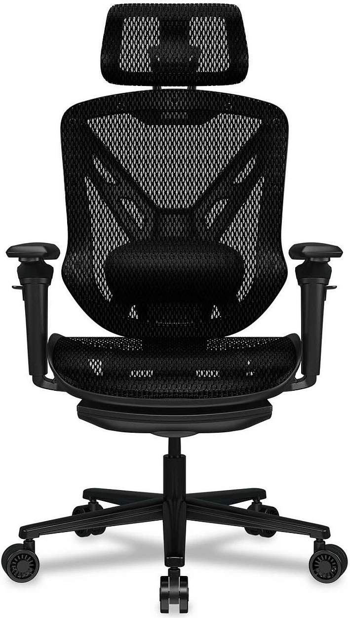 Karrige gaming/zyre Cougar Speeder, mesh, e zezë