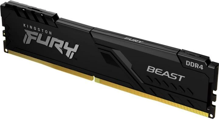 RAM Memorje DDR4 Kingston Fury Beast KF432C16BBK2/32 32GB 3200MHz CL16 DIMM non-ECC set 2x16GB e zezë