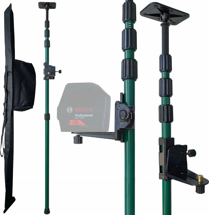Laser nivelues Bosch UniversalLevel 360, rreze 24 m, set me tripod TT150UNI, gjelbër/zi