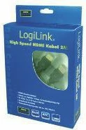 Kabllo HDMI LogiLink 15m, Type A, 10.2 Gbit/s, e zezë