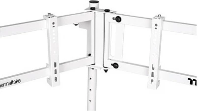 Mbajtës monitorësh Thermaltake Triple Monitor Stand Pro Snow, për 3 ekrane, çelik, i bardhë