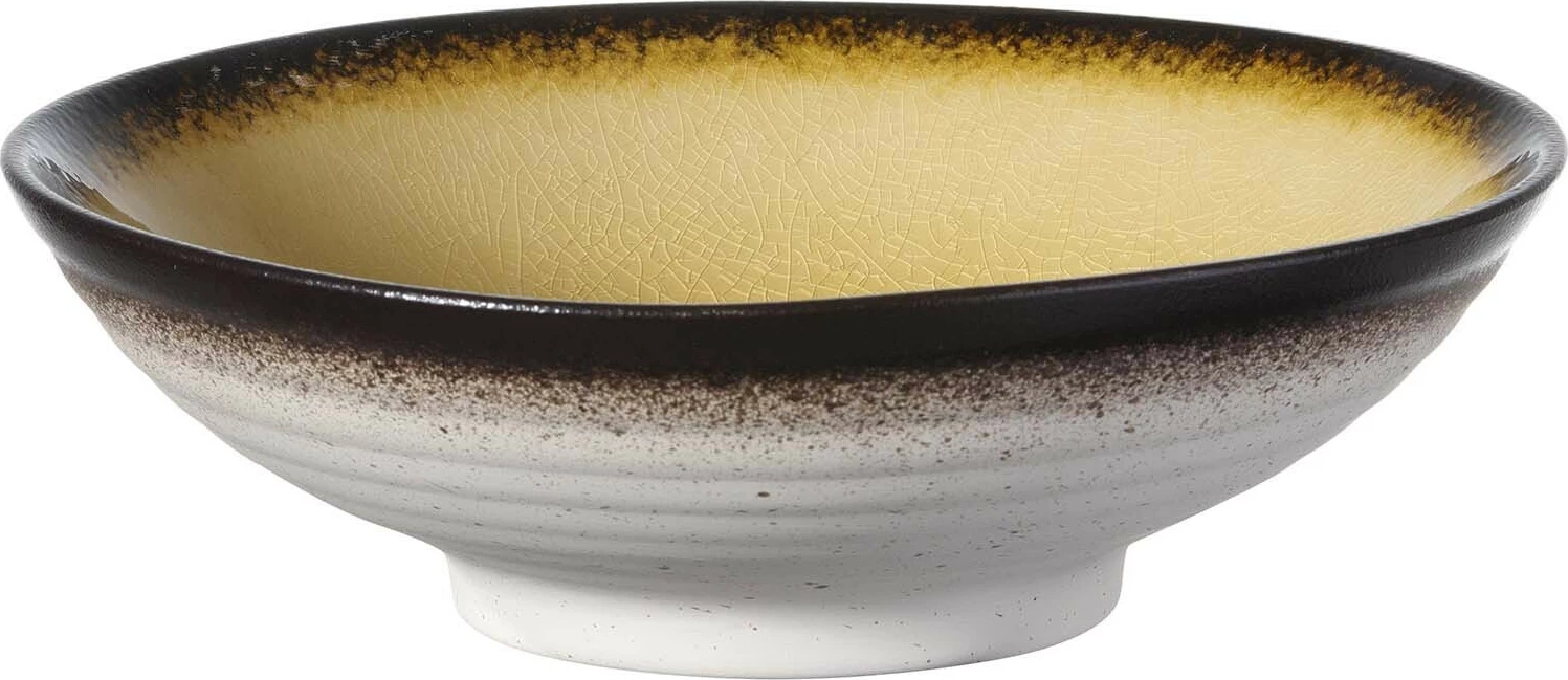 Tas ramen Fine Dine Topaz 240mm 1.1L, i verdhë, set 3 copë