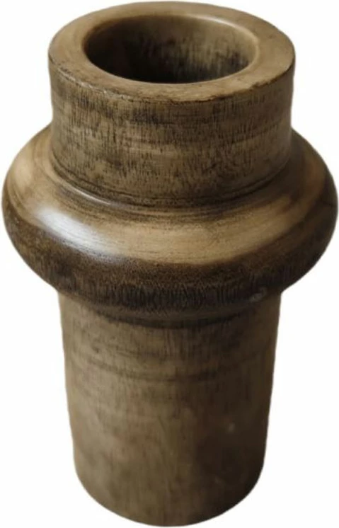 Vazo druri Cedar, 15x15x20cm, ngjyrë kafe