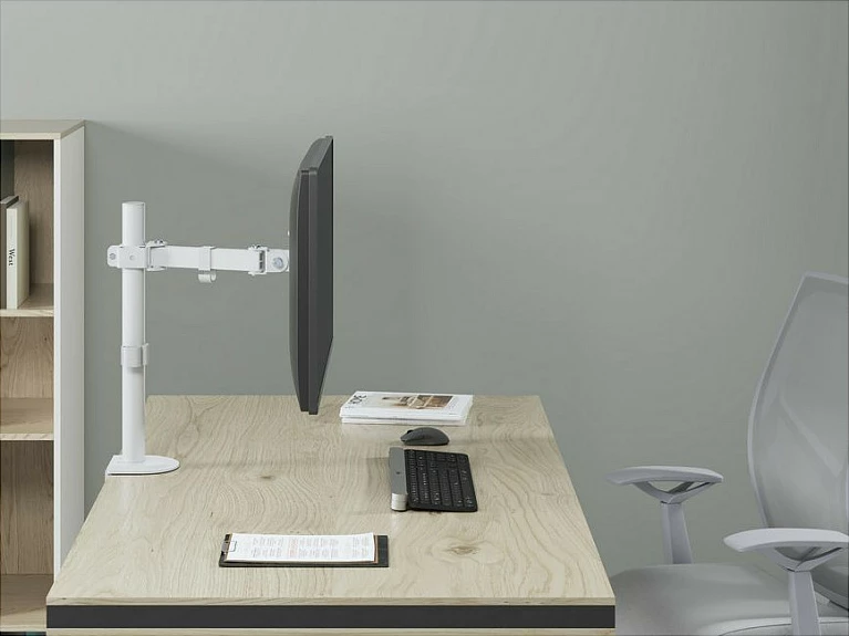 Mbajtëse tavoline monitori Equip, 17-32 inç, 1 monitor, VESA 75x75/100x100, 9 kg, e bardhë