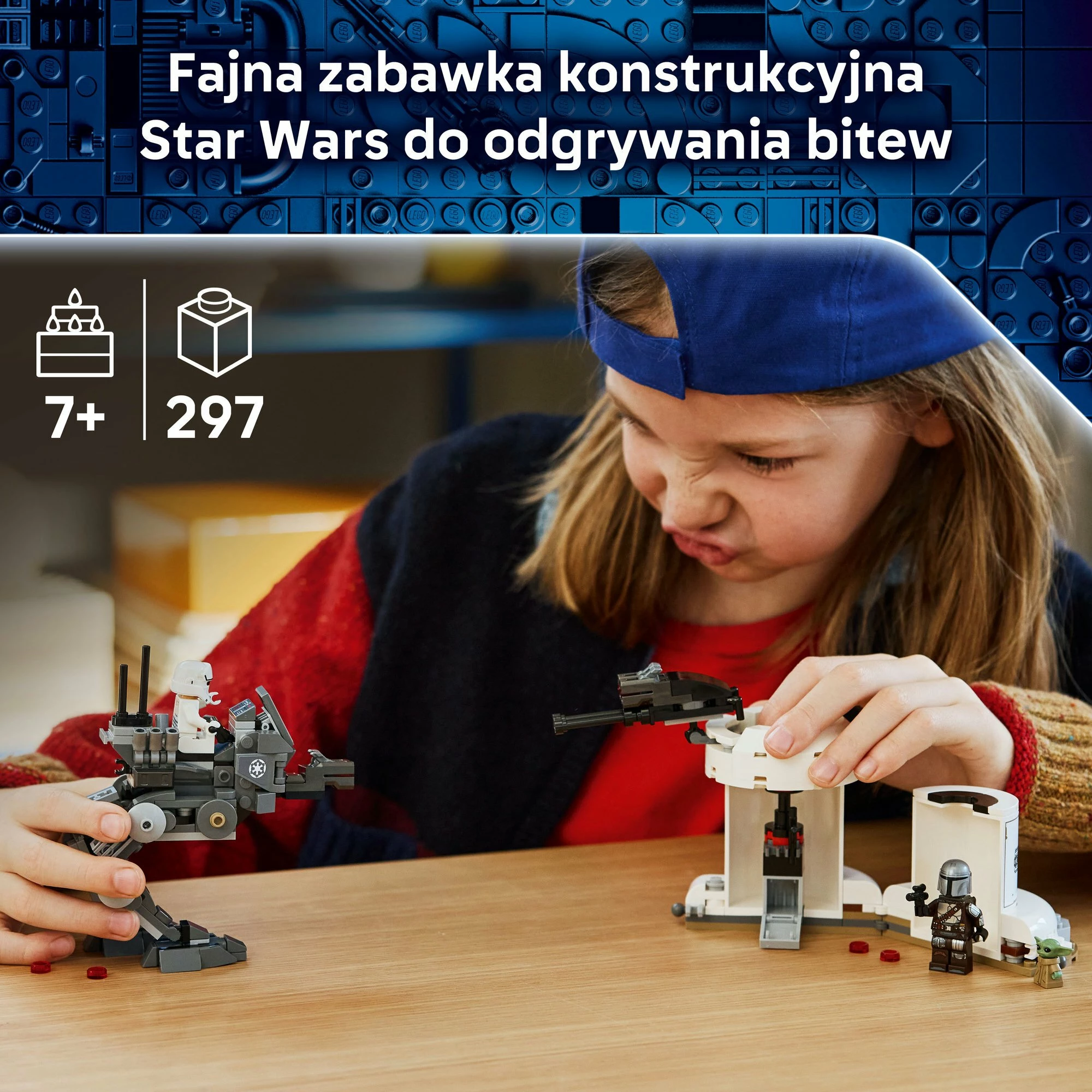 Set LEGO LEGO Star Wars AT-RT Attack 75444, 297 copë, 7+