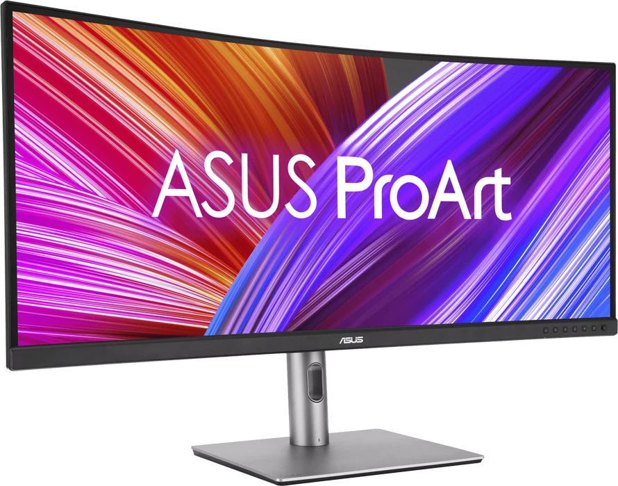 Monitor profesional ASUS ProArt Display PA34VCNV 34.1" IPS UWQHD 3440x1440 i lakuar 3800R, USB-C PD 96W, RJ45, Argjendtë