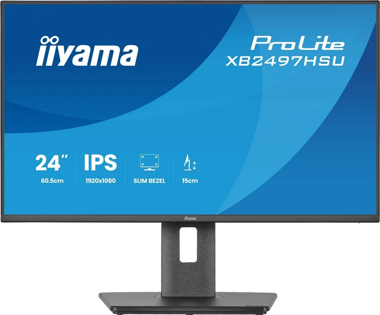Monitor iiyama XB2497HSU-B1, 23", Full HD, IPS, 120Hz, i zi