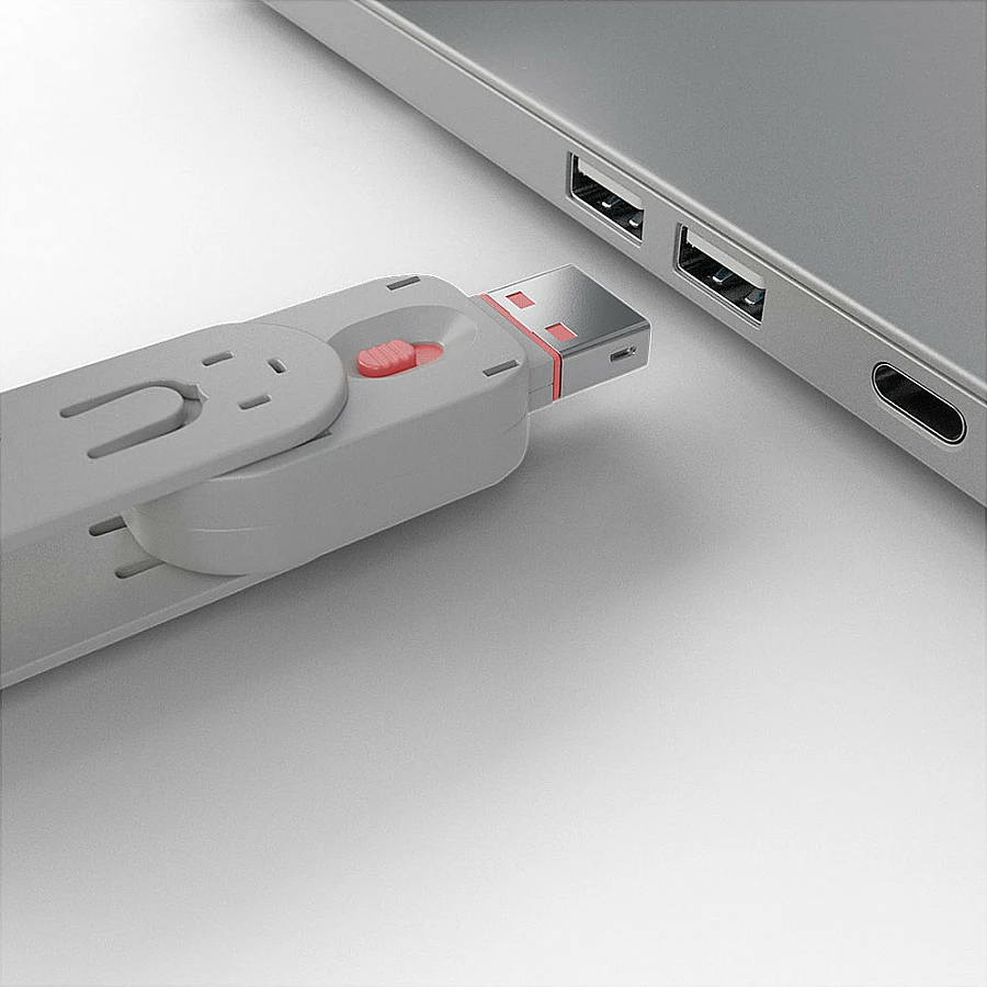 Bllokues porte USB-A LINDY, set 4 bllokues + 1 çelës, kod ngjyre rozë