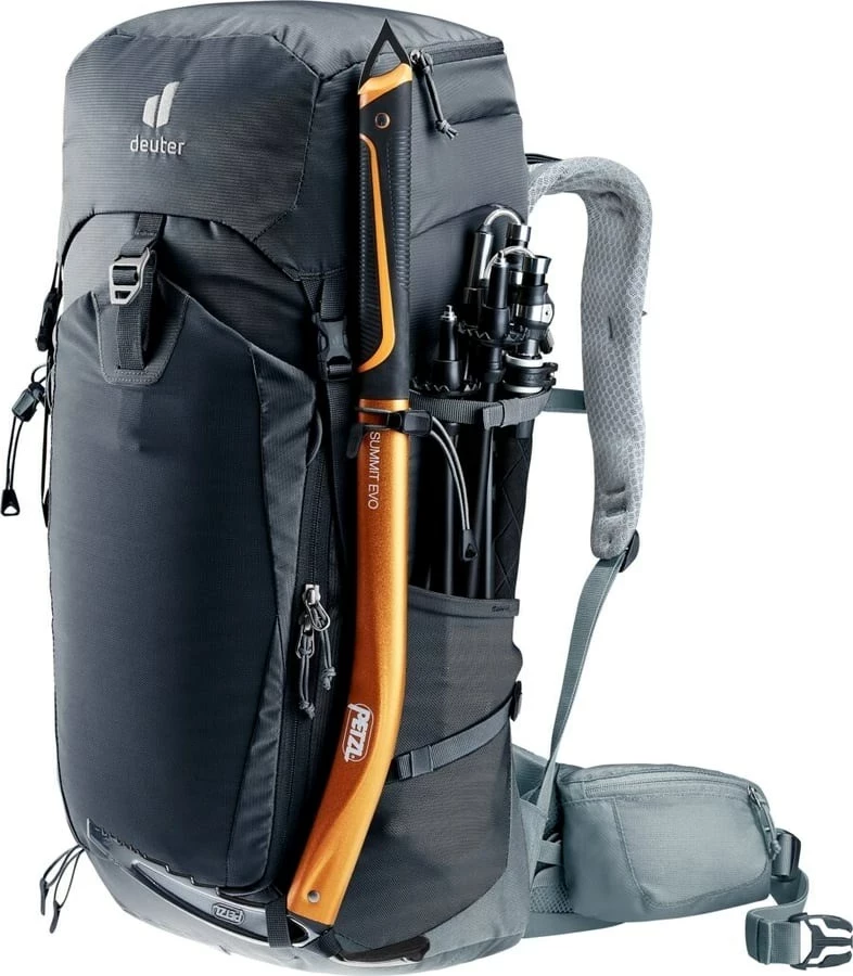 Çantë shpine Deuter Trail PRO 36 për femra, e zezë
