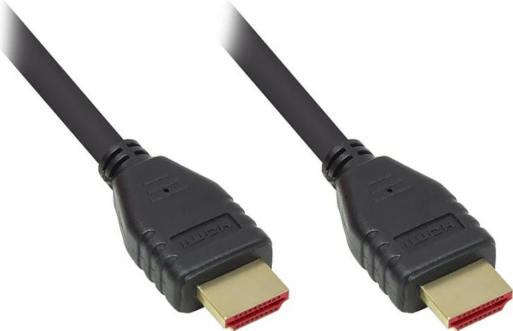 Kabllo HDMI GoodConnections Alcasa 4521-010, HDMI 2.1, 1 m, 8K, ARC, e zezë