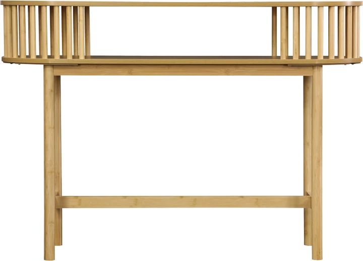 Konsolë Nodial MDF/Bamboo ngjyrë natyrale 120x39x85cm