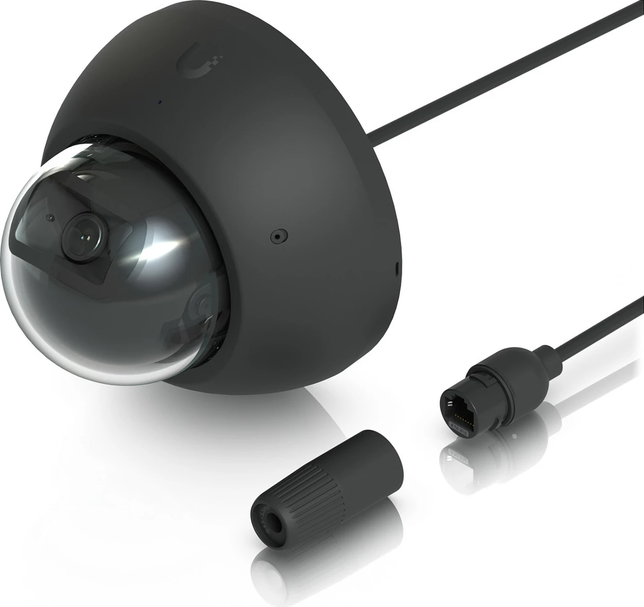 Kamerë sigurie dome Ubiquiti UVC-AI-Dome-B, Gigabit Ethernet, MicroSD, e zezë
