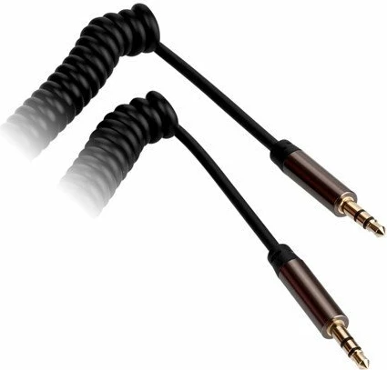 Kabllo stereo GoGEN Jack 3.5mm, 2m, gold-plated connectors, twisted