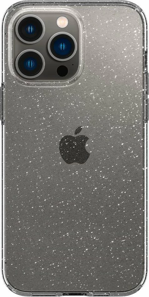 Mbështjellës Spigen Liquid Crystal Glitter për Apple iPhone 14 Pro, transparent, 1 copë