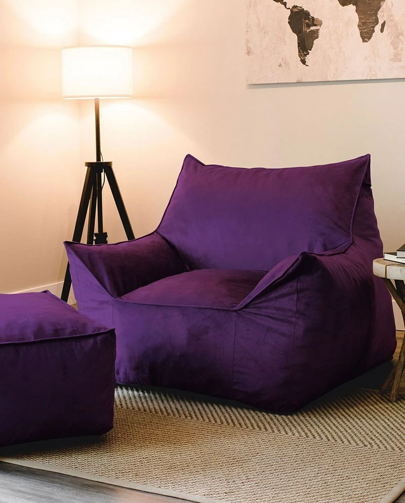 Puf i butë ngjyrë vjollcë, Atelier del Sofa, Cinema