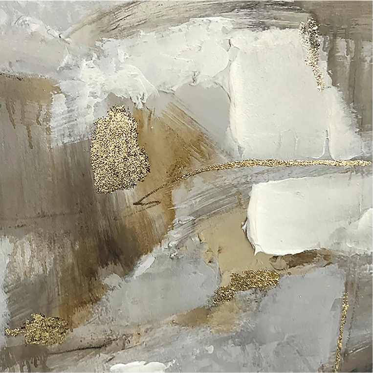 Pikturë dekorative NYRA me kornizë, shumëngjyrëshe, 82.6x4.3x82.6cm