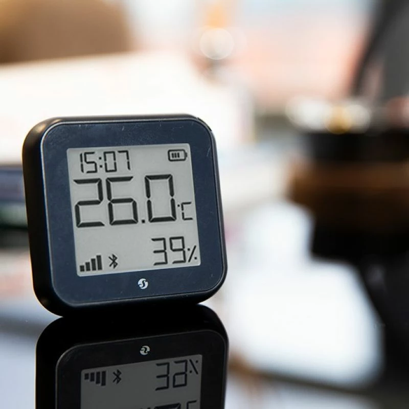 Sensor temperature dhe lagështie Shelly H&T Gen3, i bardhë