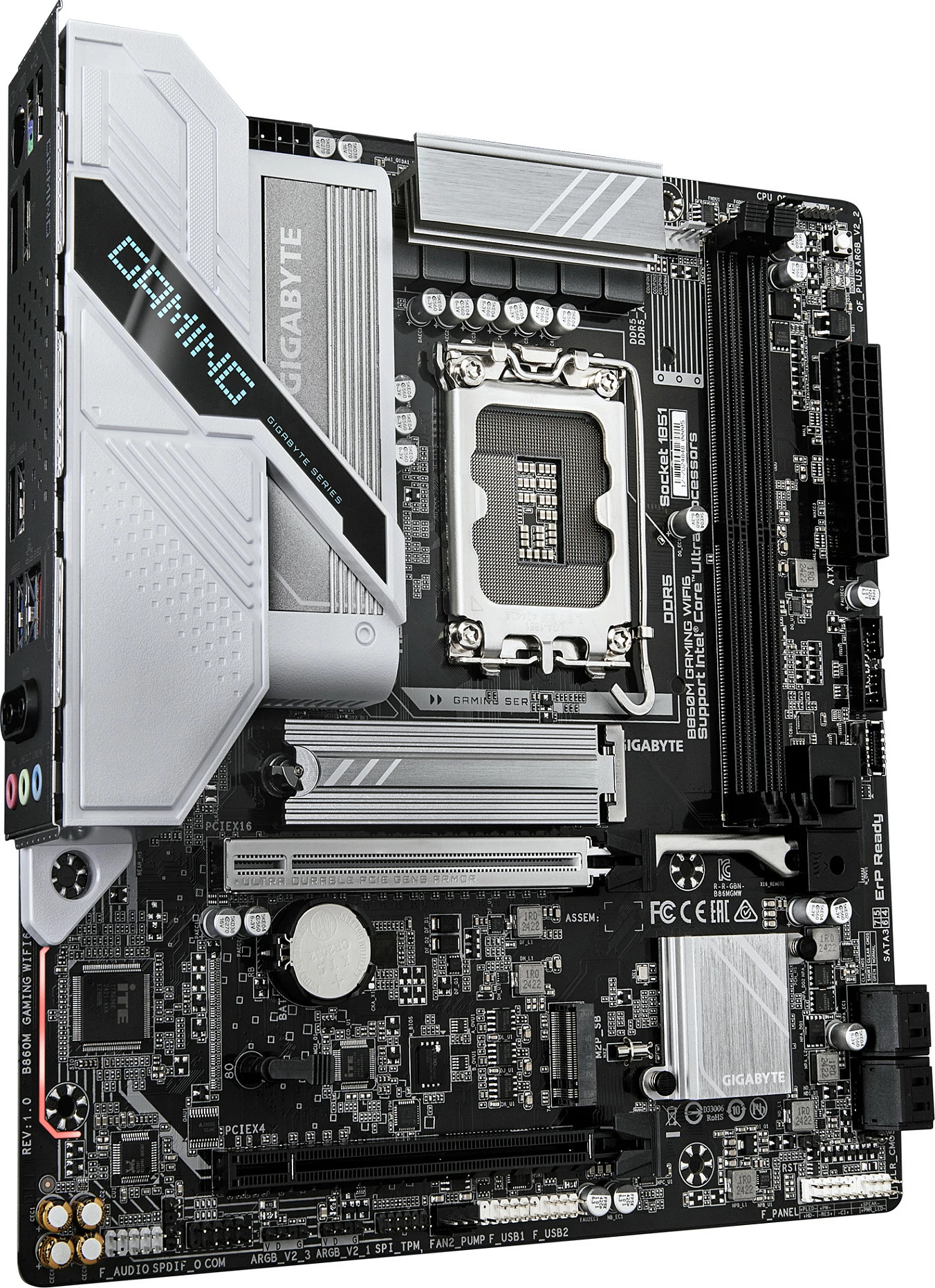 Pllakë amë Gigabyte B860M Gaming WiFi6, LGA 1851, DDR5 deri 9066MHz, micro ATX