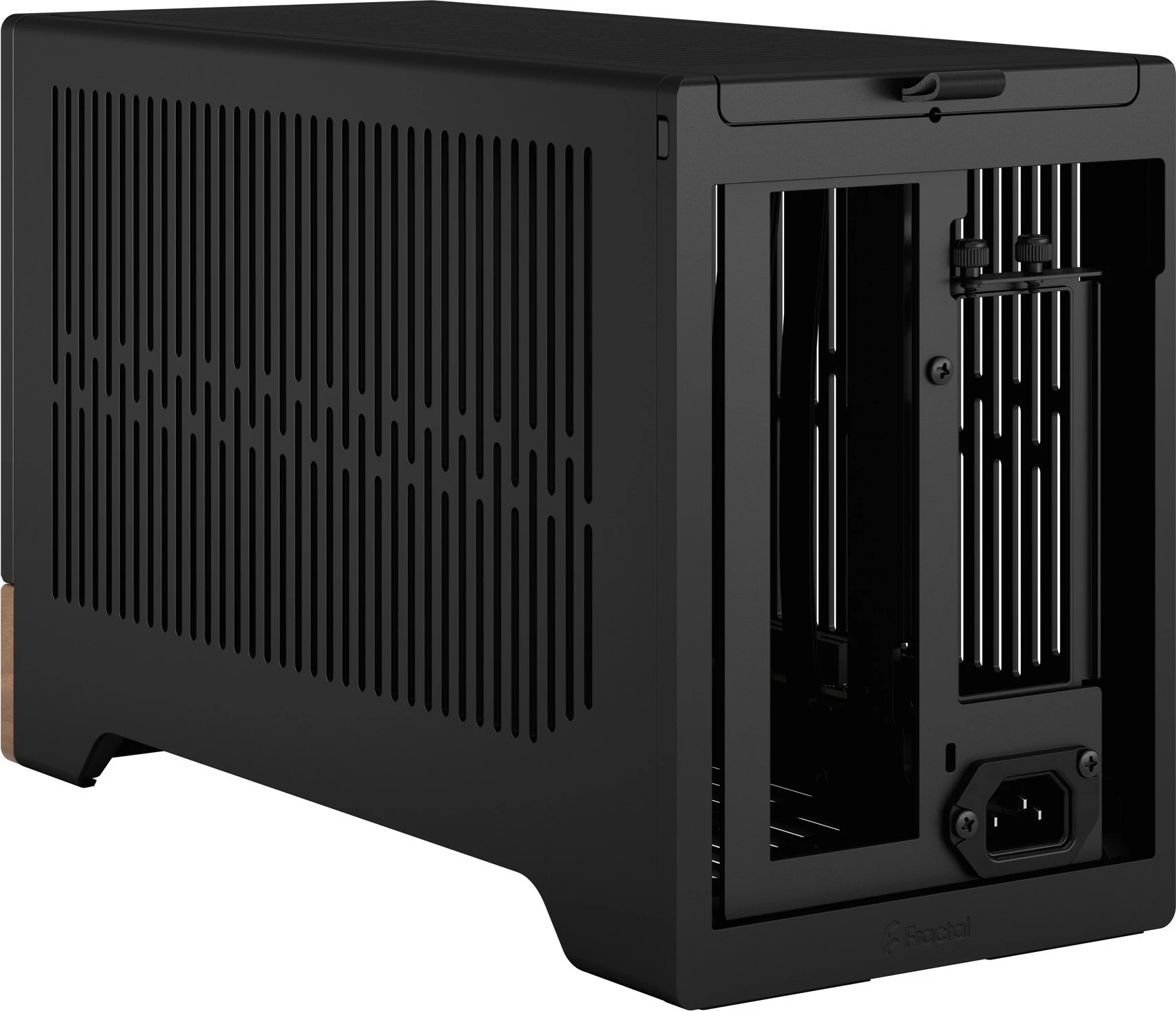 Kasë Fractal Design Terra, Mini-ITX, Alumini, Walnut, Graphite