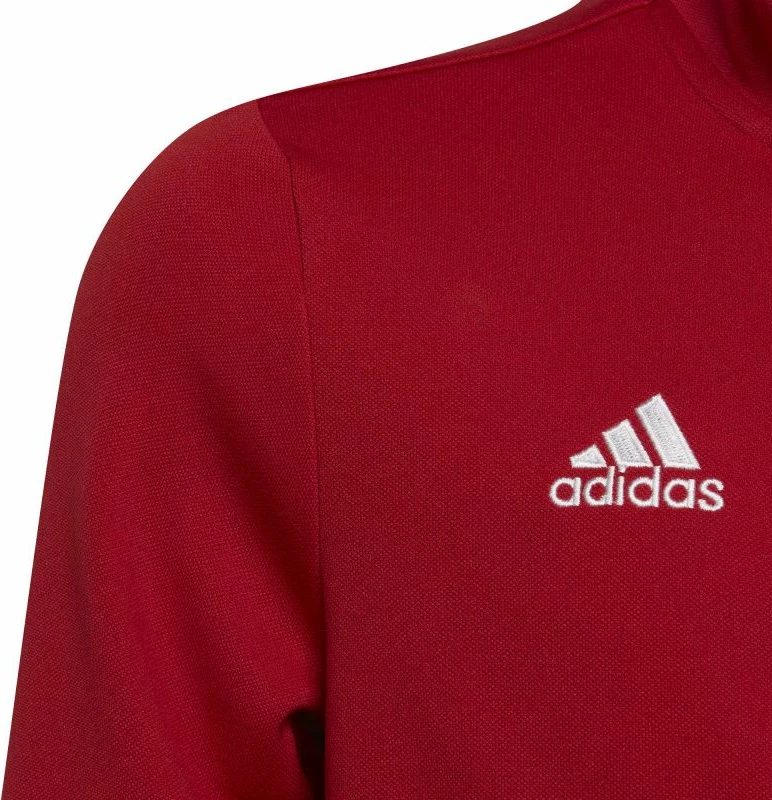 Duks pa kapuç për djem adidas Entrada 22 Track, ngjyrë e kuqe