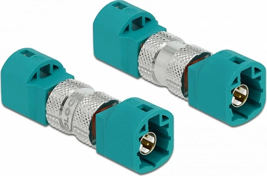 Adapter DeLOCK HSD Z mashkull në HSD Z mashkull, 2 copë, blu