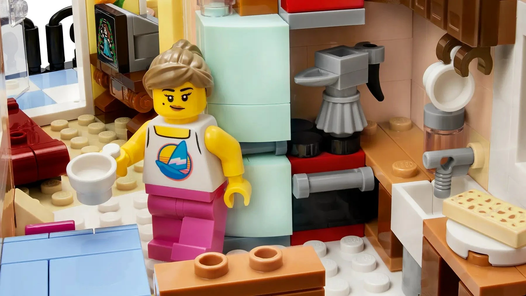 Set LEGO IDEAS Italian Riviera 21359, për të rritur, shumëngjyrësh