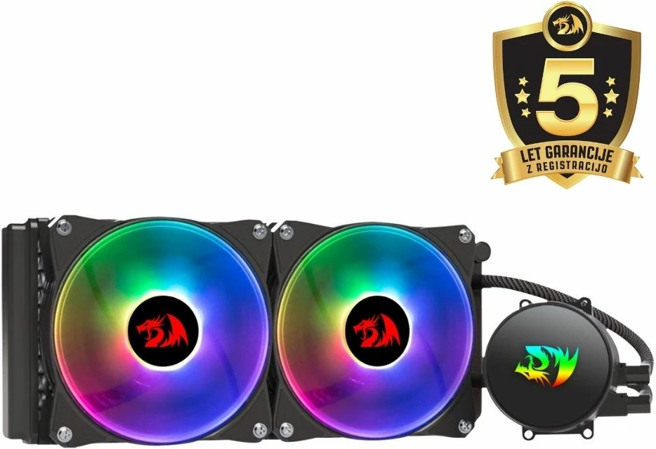 Ftohës uji për CPU Redragon CCW-3000 X, radiator 240mm, 2x120mm RGB