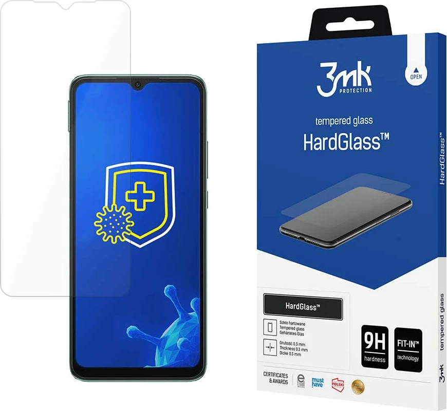 Xham mbrojtës 3mk HardGlass për Xiaomi Redmi 10C, Transparent