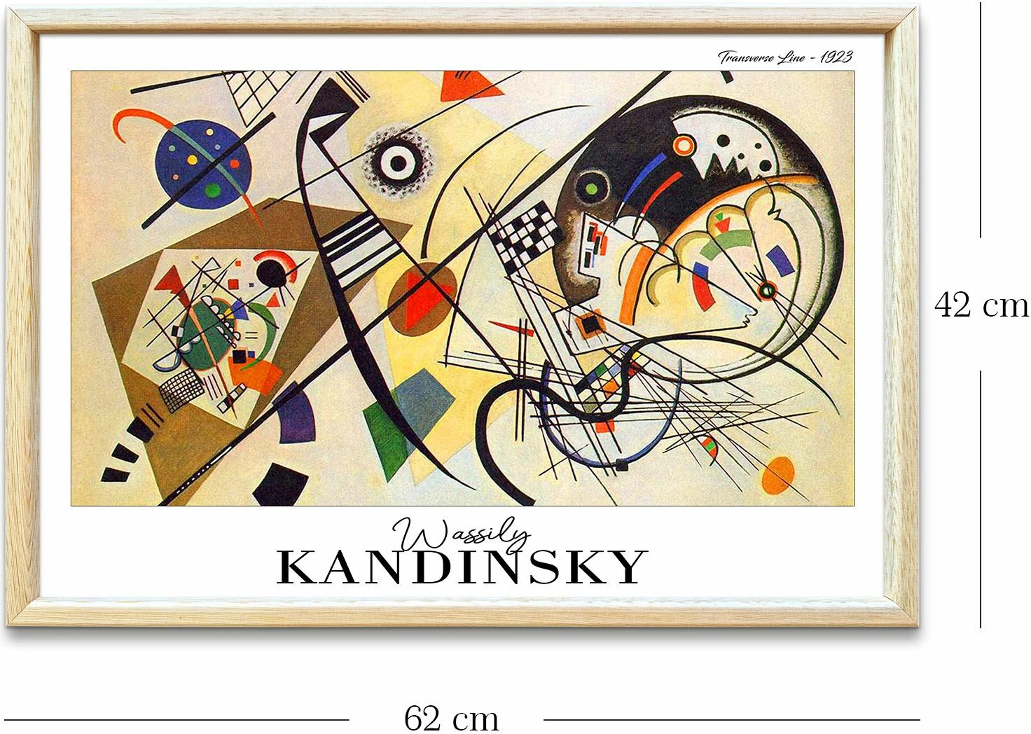 Pikturë dekorative me kornizë, Wallity, 4262AHSKANDINSKY-026