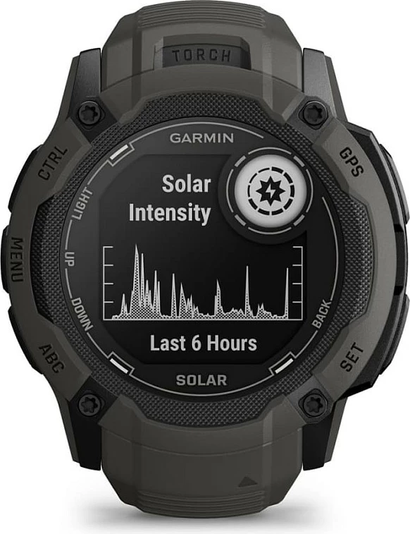 Smartwatch Garmin Instinct 2X Solar, GPS, 150 orë bateri, grafit