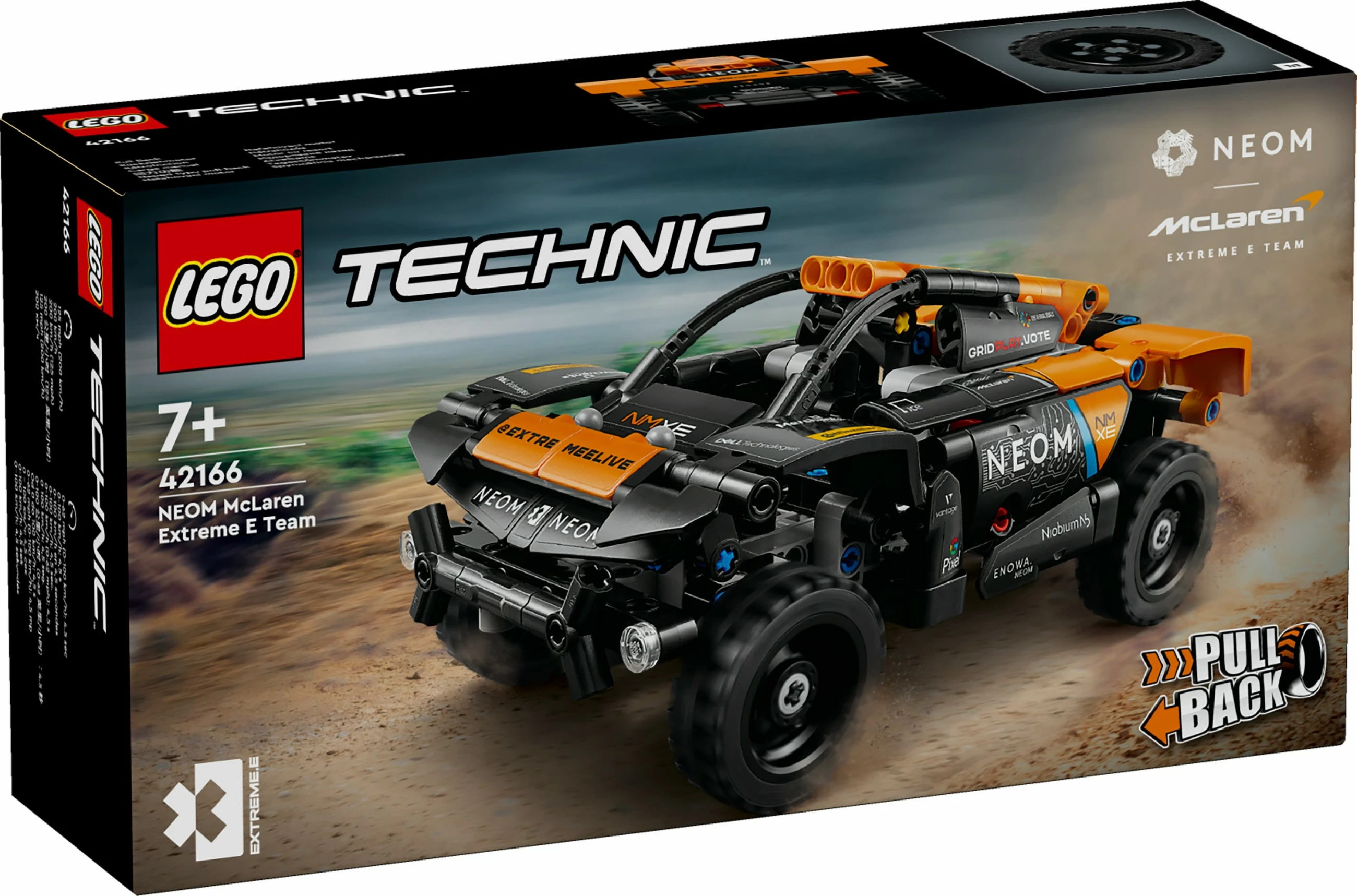 Set ndërtimi LEGO Technic 42166 NEOM McLaren Extreme E Race Car, 252 pjesë, multikolor