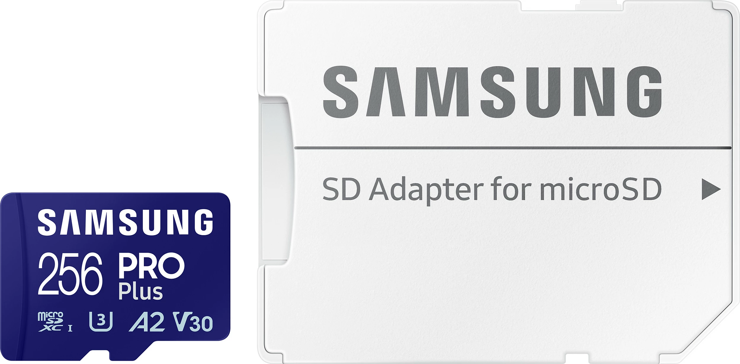 Kartelë MicroSD Samsung PRO Plus MB-MD256SA/EU, 256 GB, Klasë 3, UHS-I, 180 MB/s, 130 MB/s, Blu