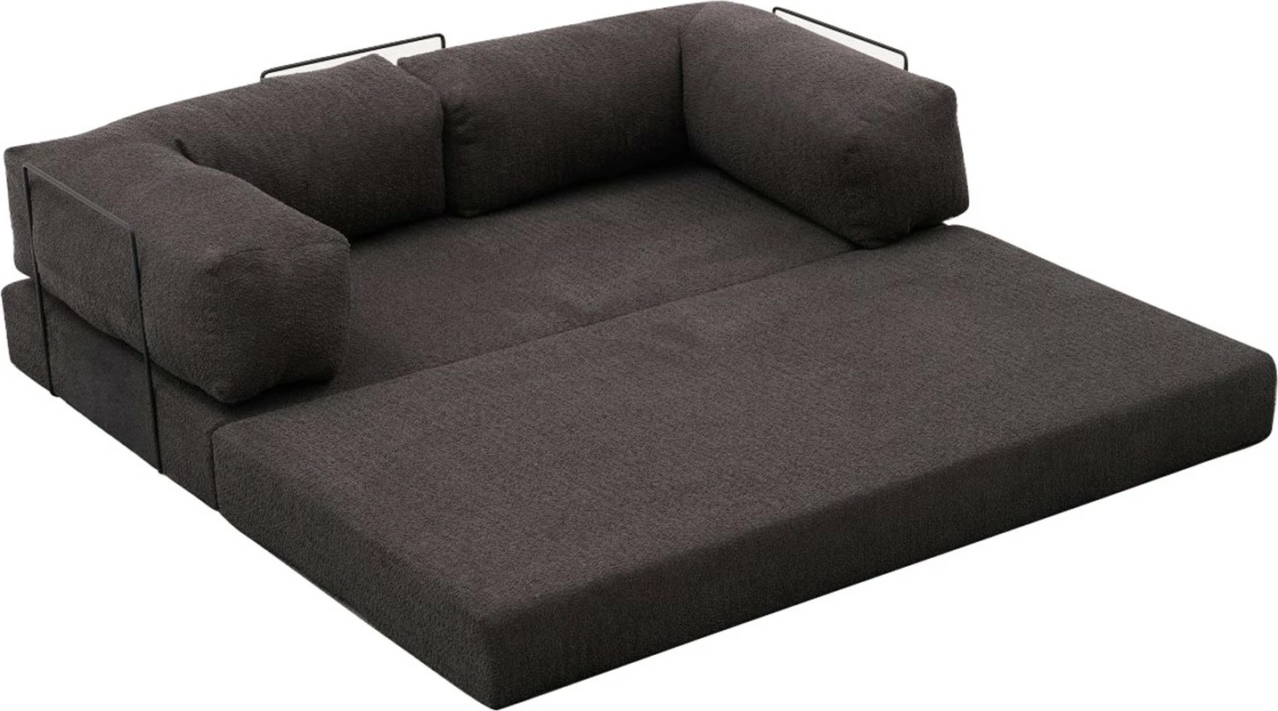 Kënd-sofë Atelier del Sofa, Comfort, ngjyrë antracit